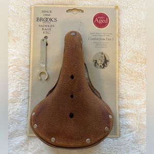 Brooks Brown Leather Bicycle Saddle